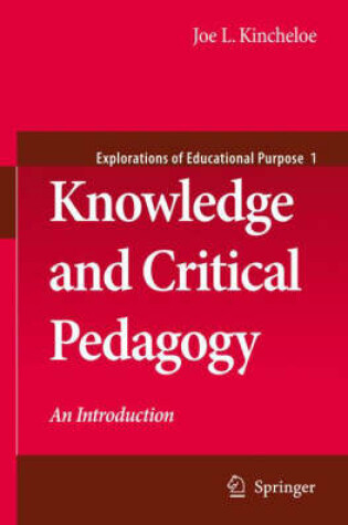 Cover of Knowledge and Critical Pedagogy