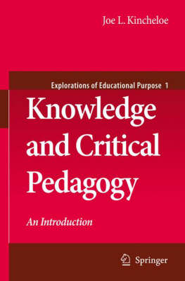 Book cover for Knowledge and Critical Pedagogy