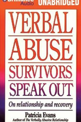 Cover of Verbal Abuse Survivors Speak out