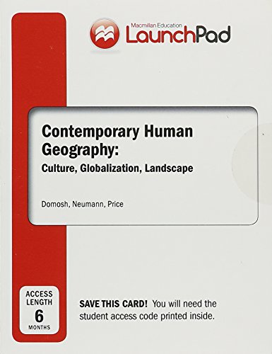 Book cover for Launchpad for Domosh's Contemporary Human Geography (1-Term Access)