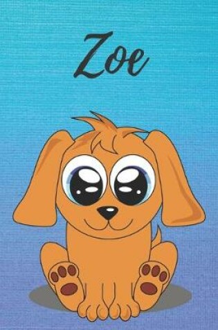 Cover of Zoe dog coloring book / notebook / journal / diary