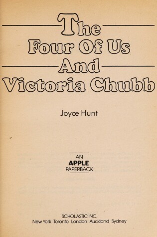 Cover of The Four of Us and Victoria Chubb
