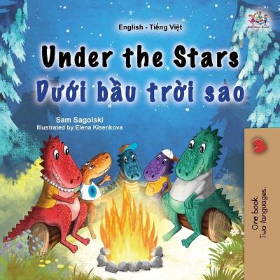 Book cover for Under the Stars (English Vietnamese Bilingual Kids Book)