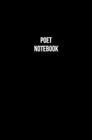 Cover of Poet Notebook - Poet Diary - Poet Journal - Gift for Poet