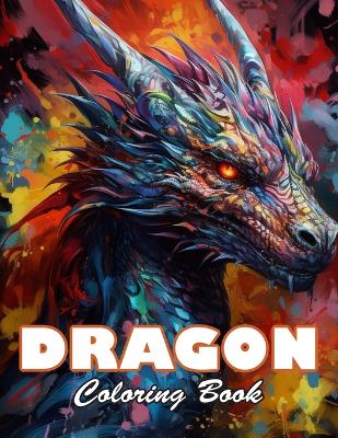 Book cover for Dragon Coloring Book for Adults