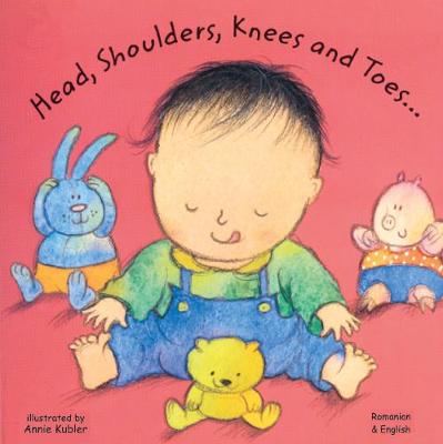 Book cover for Head Shoulders Knees and Toes Romanian and English