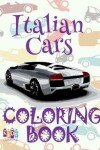 Book cover for Italian Cars Coloring Book