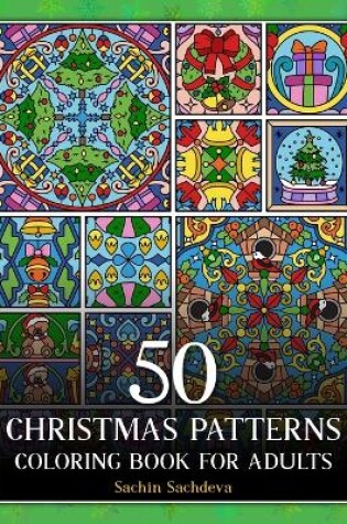 Cover of Christmas Patterns Coloring Book for Adults