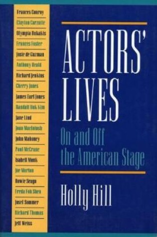 Cover of Actors' Lives