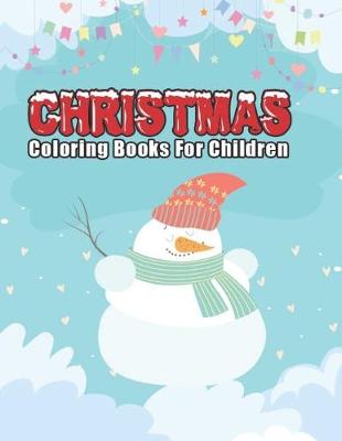 Book cover for christmas coloring books for children