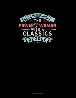 Cover of Never Underestimate The Power Of A Woman With A Classics Degree