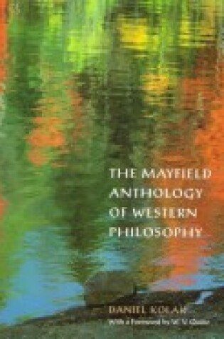 Cover of Mayfield Anthology of Western Philosophy