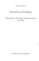 Book cover for Dietrich Von Freiberg