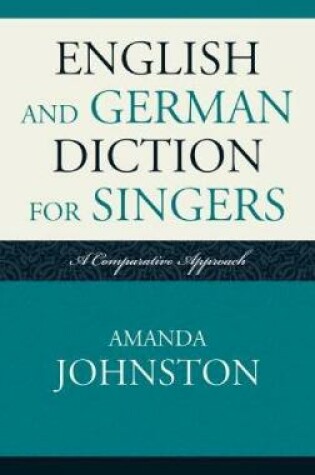 Cover of English and German Diction for Singers