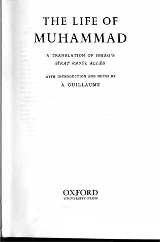 Cover of The Life of Muhammad