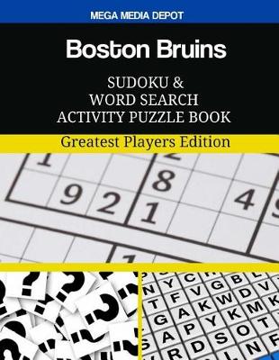 Book cover for Boston Bruins Sudoku and Word Search Activity Puzzle Book