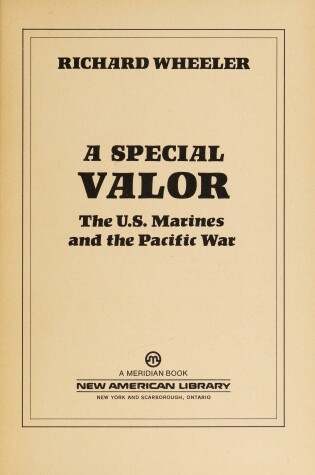 Cover of Wheeler Richard : Special Valor