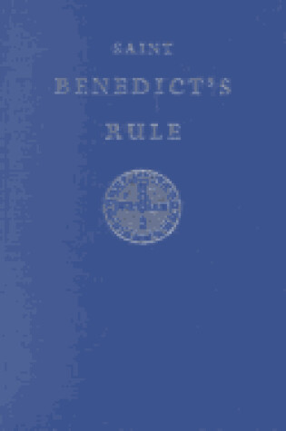 Cover of A St. Benedict's Rule