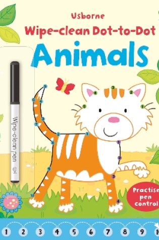 Cover of Wipe-clean Dot-to-dot Animals