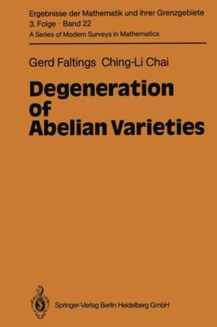 Cover of Degeneration of Abelian Varieties