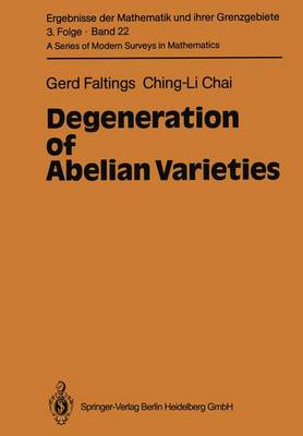 Book cover for Degeneration of Abelian Varieties