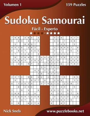 Book cover for Sudoku Samurai - De Fácil a Experto - Volumen 1 - 159 Puzzles