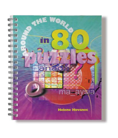 Book cover for Around the World in 80 Puzzles
