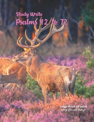 Book cover for Study Write Psalms 42 to 72