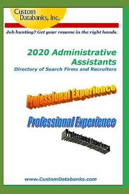 Book cover for 2020 Administrative Assistants Directory of Search Firms and Recruiters