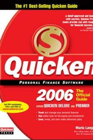 Cover of Quicken 2006 Official Guide