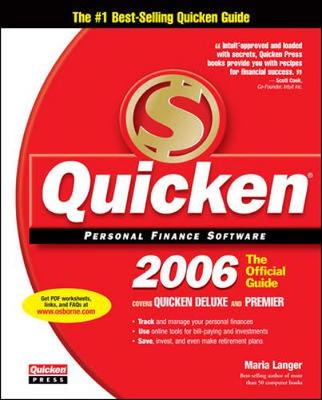 Book cover for Quicken 2006 Official Guide