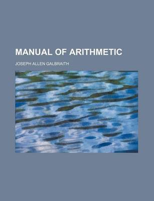 Book cover for Manual of Arithmetic