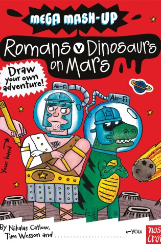 Cover of Romans vs. Dinosaurs on Mars