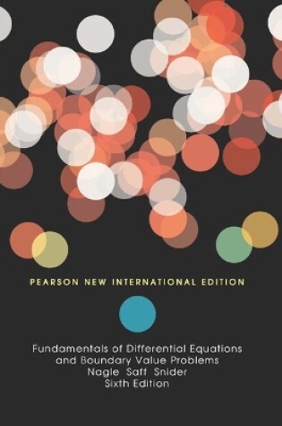 Cover of Fundamentals of Differential Equations and Boundary Value Problems: Pearson New International Edition PDF eBook