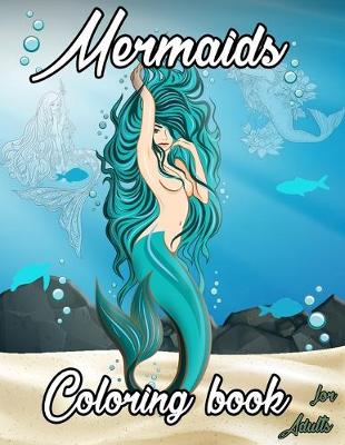 Book cover for Mermaid Coloring Book for Adults