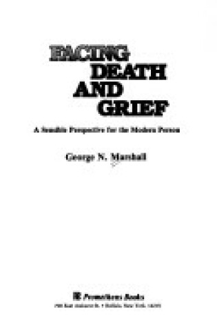Cover of Facing Death and Grief