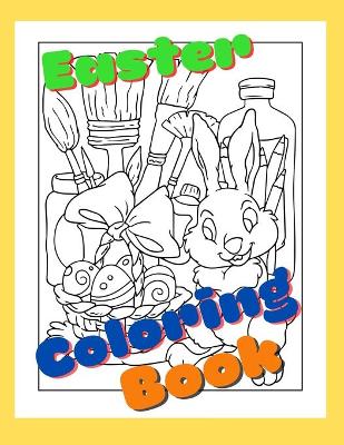 Book cover for Easter Coloring Book