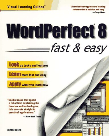 Book cover for Wordperfect 7 Visual Learning Guide