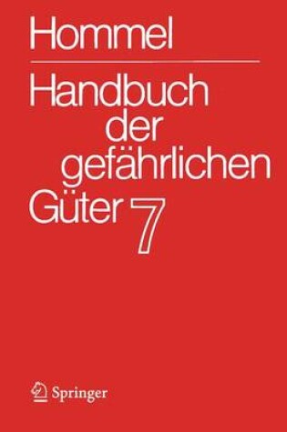 Cover of Handbuch Der Gefährlichen Güter. Band 7: Merkblätter 2503-2900