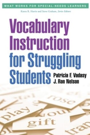 Cover of Vocabulary Instruction for Struggling Students