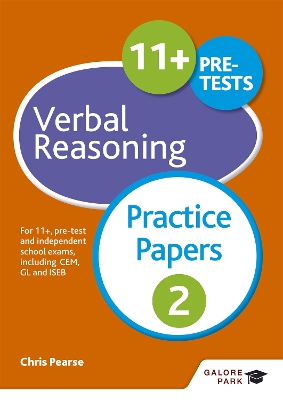 Cover of 11+ Verbal Reasoning Practice Papers 2