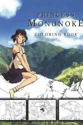 Cover of Princess Mononoke Coloring Book