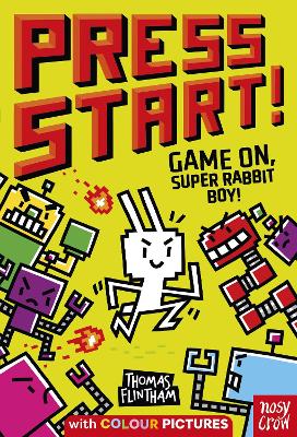 Book cover for Press Start! Game On, Super Rabbit Boy!