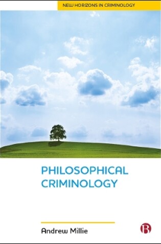 Cover of Philosophical Criminology