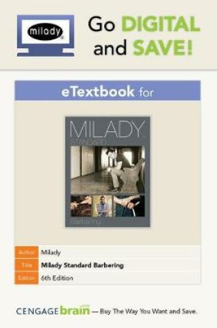 Cover of Printed Access Card for Milady Standard Barbering eBook