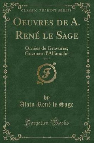 Cover of Oeuvres de A. René Le Sage, Vol. 5