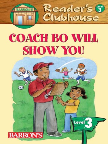 Cover of Coach Bo Will Show You