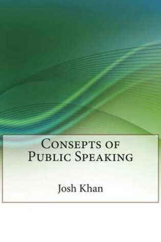 Cover of Consepts of Public Speaking