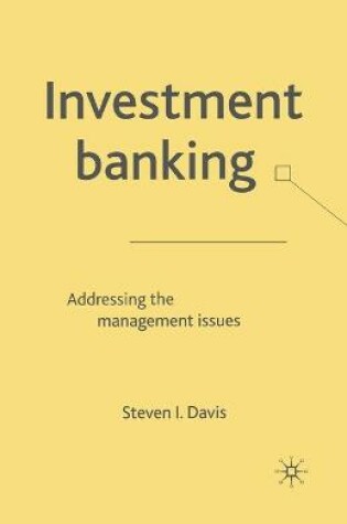 Cover of Investment Banking