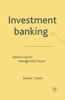 Book cover for Investment Banking